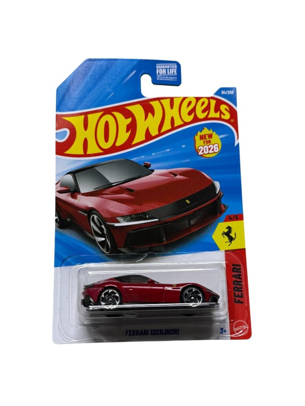 2026 Hot Wheels Ferrari 12Cilindri Red Diecast Car New